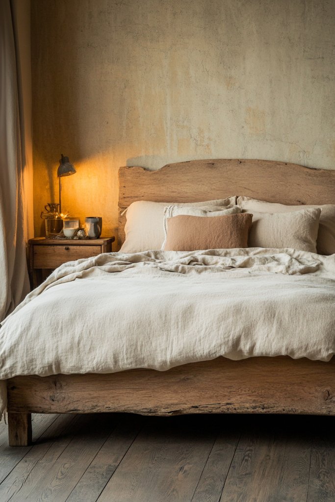 21 Wabi Sabi Bedroom Ideas That Feel Intentional (Not Neglected)