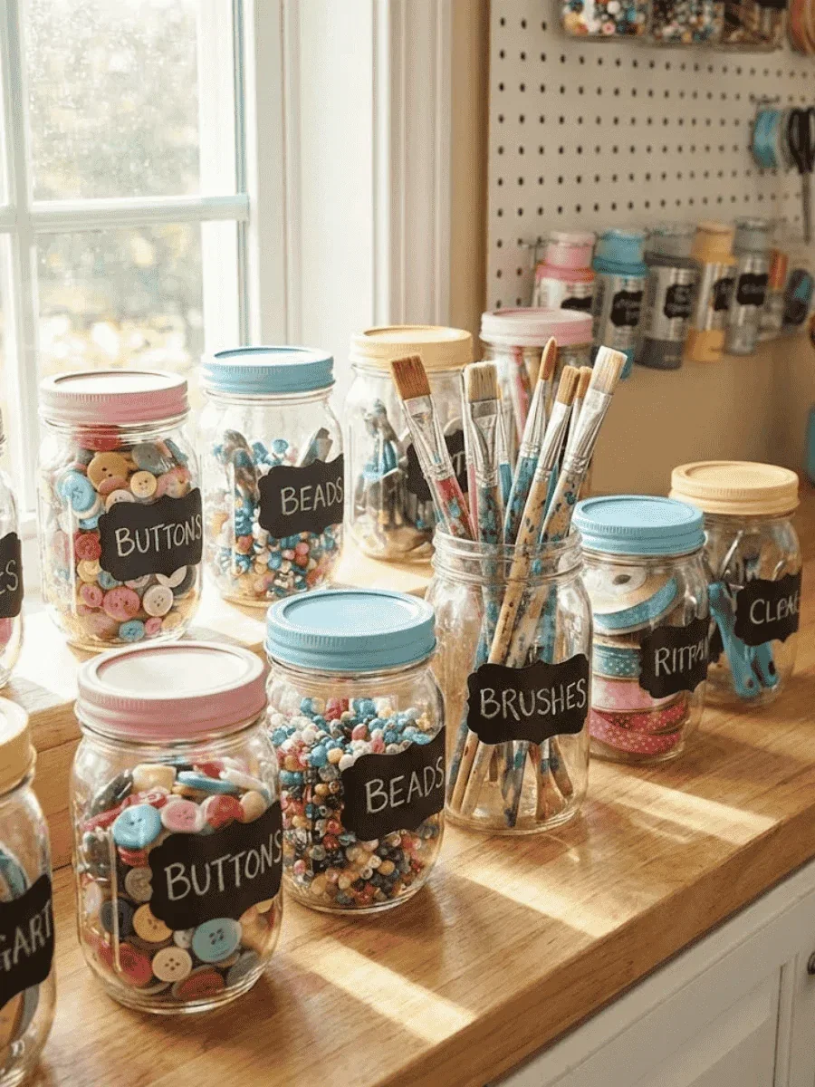 Repurpose Mason Jars and Glass Containers