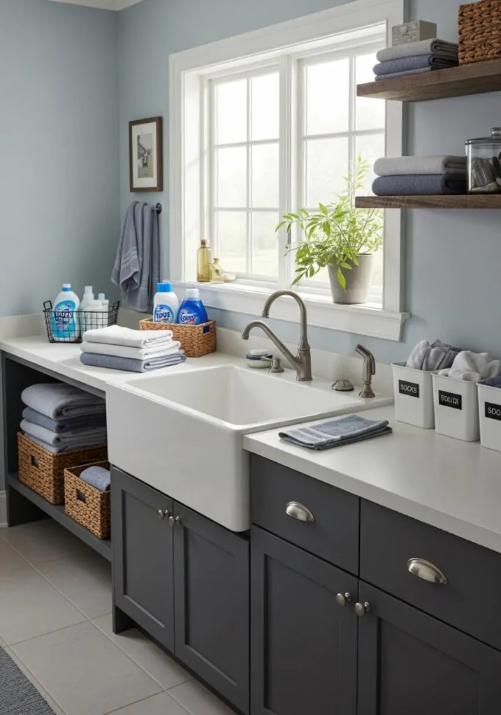 Sink with Counter Space Extensions