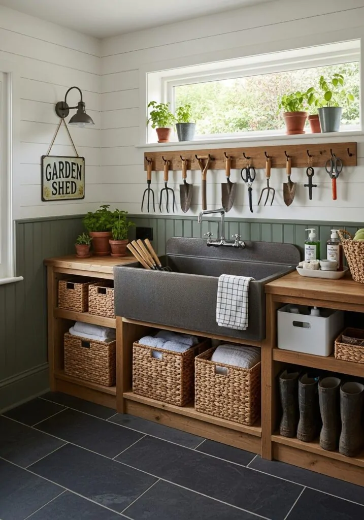 Outdoor-Inspired Sink Setup