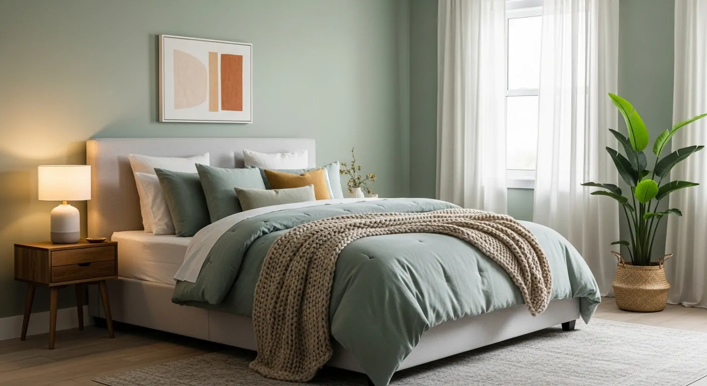 Sage Green Bedroom