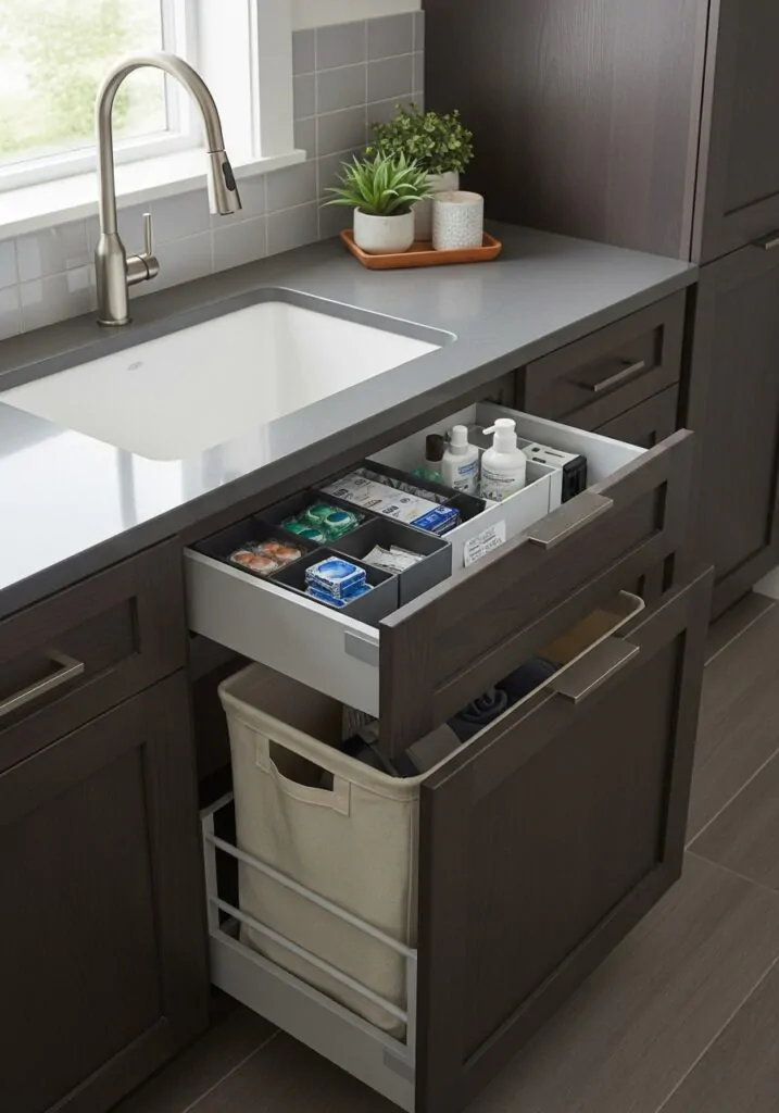 Sink with Hidden Storage