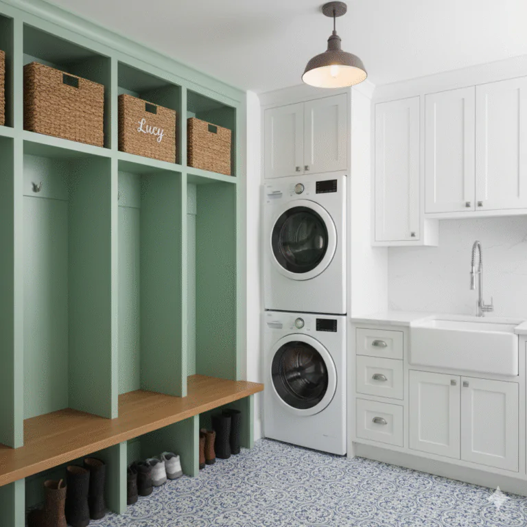 The Built-In Bench with Vertical Storage