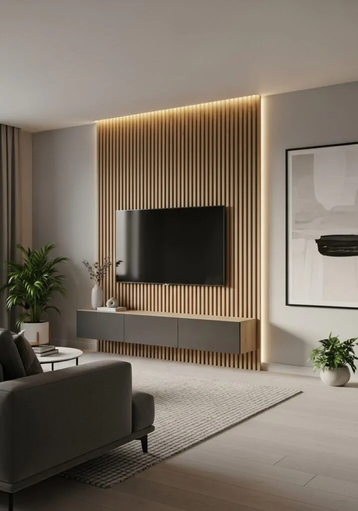 Stylish Wood Slat Wall Ideas