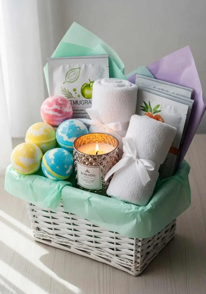 DIY Spa Day Gift Basket