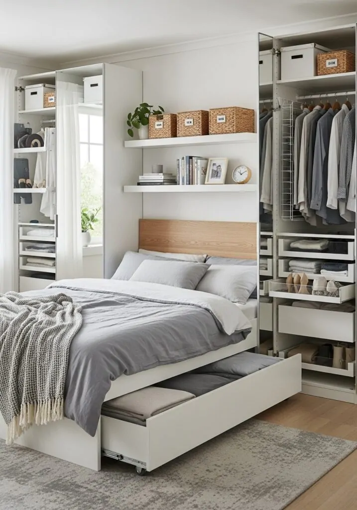 IKEA Storage Solutions for Bedrooms