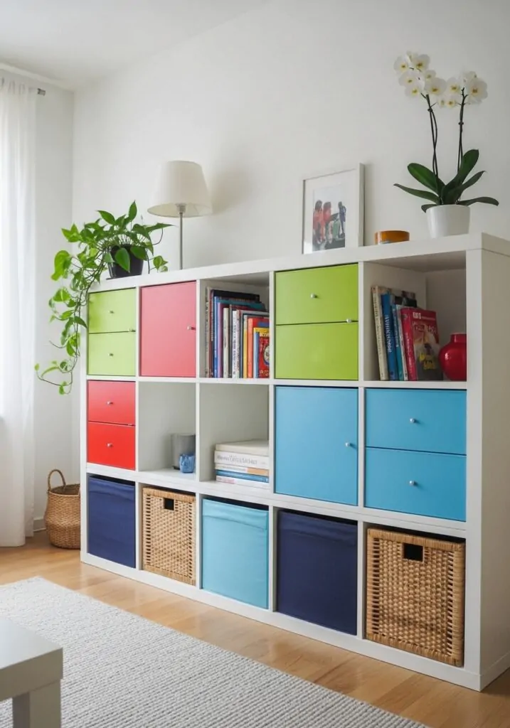 Kallax Bookcase Makeover