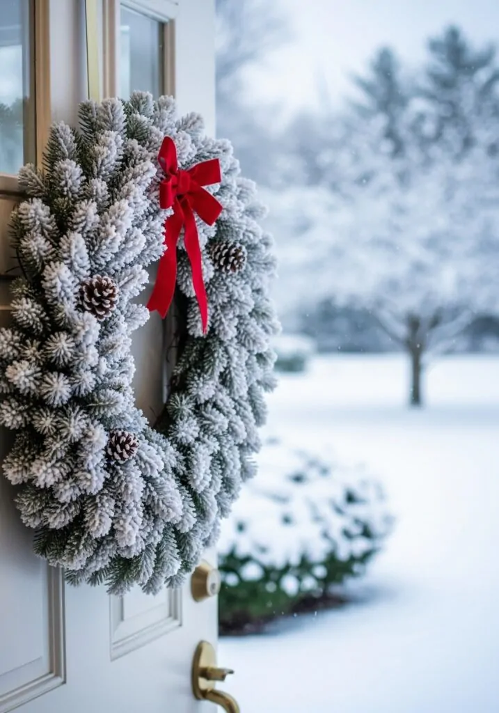 Snow-Dusted Wreaths