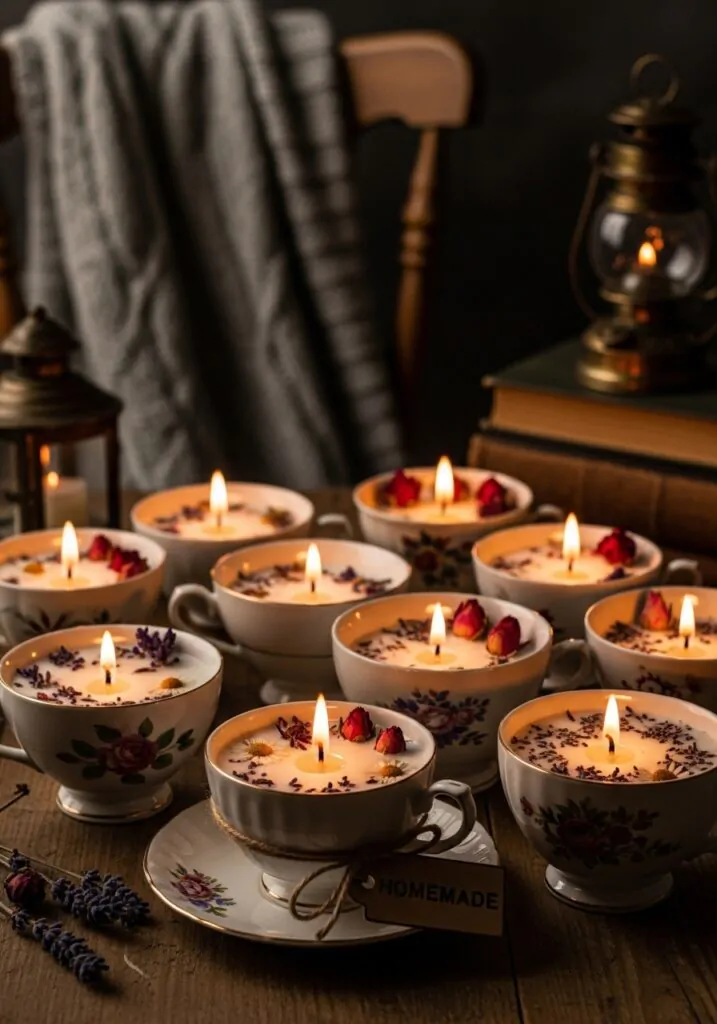 DIY Teacup Candles