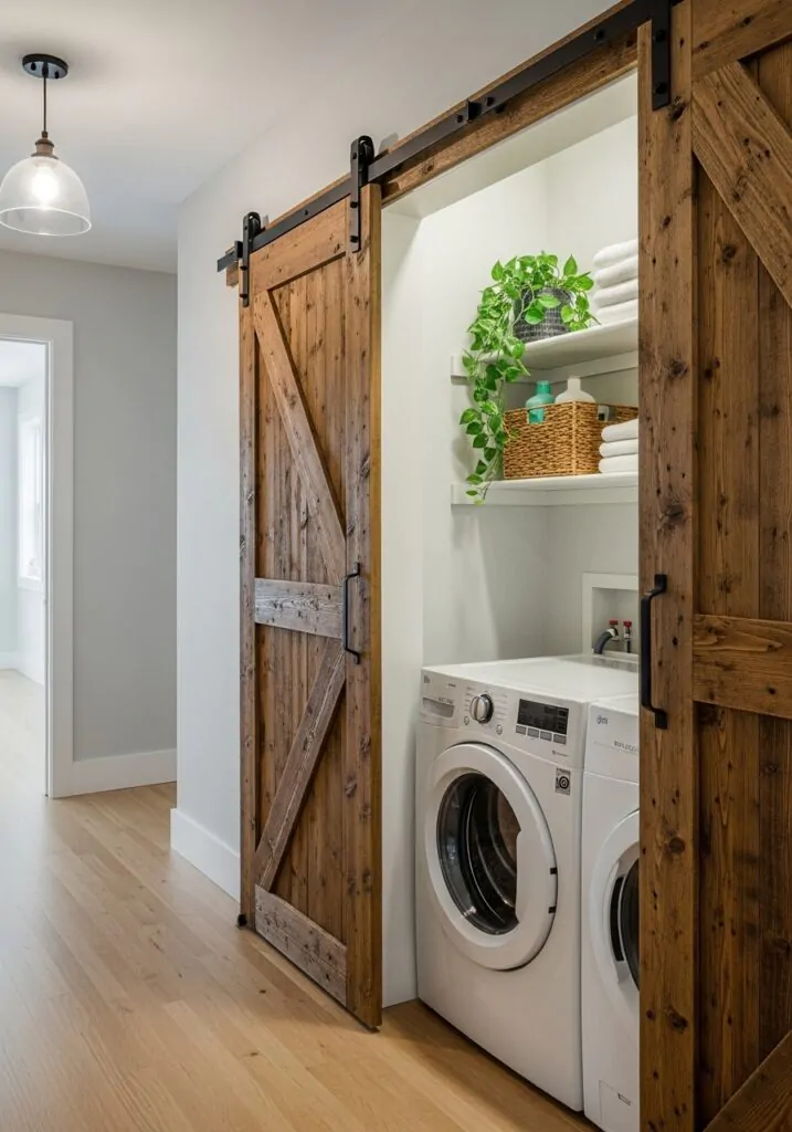 Use Sliding or Pocket Doors