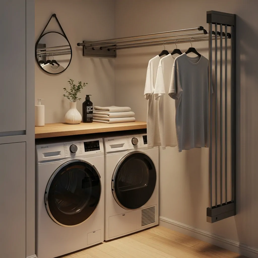 Pull-Out Drying Rack