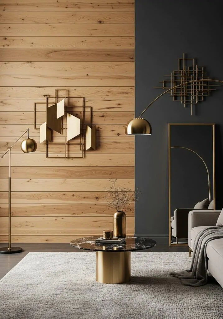 Contrast with Black or Charcoal Walls
