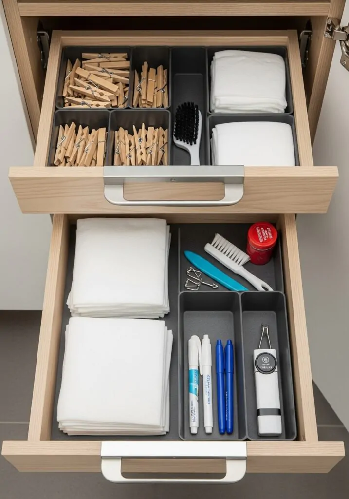 Add Sliding Drawers for Small Items