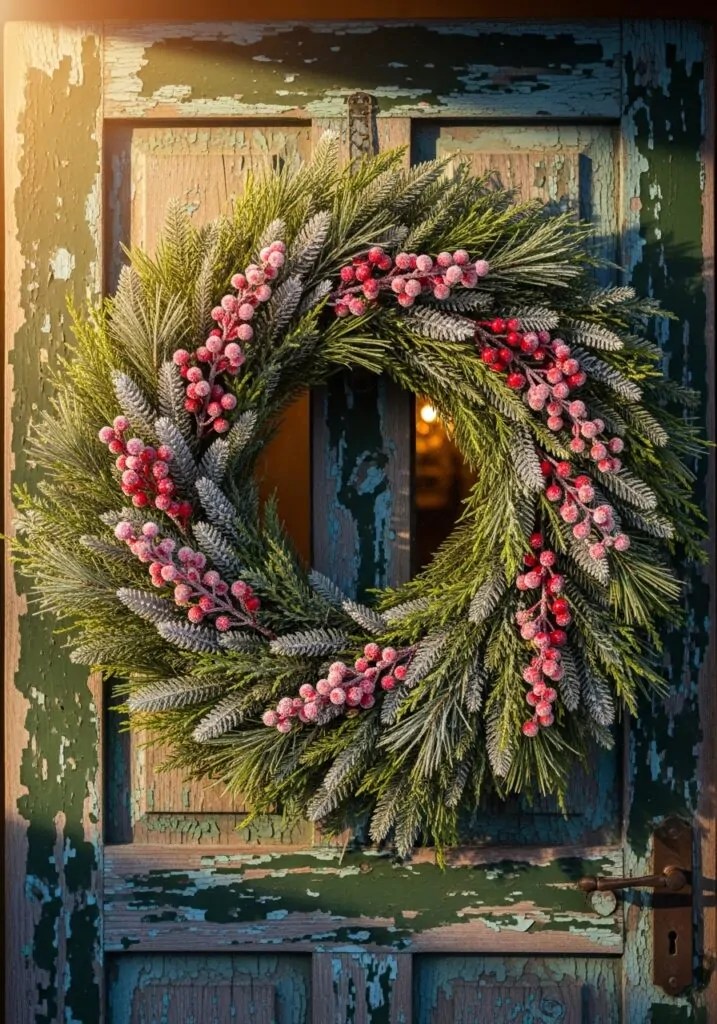 Frosted Berry Wreaths