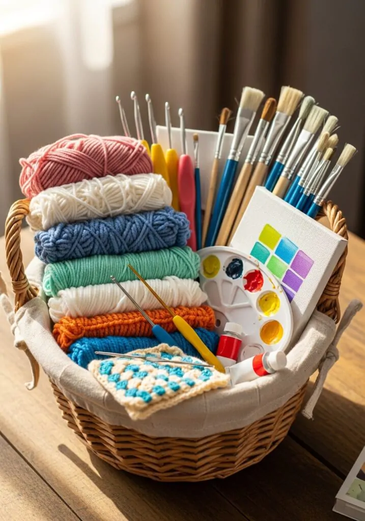 Hobby-Themed Basket