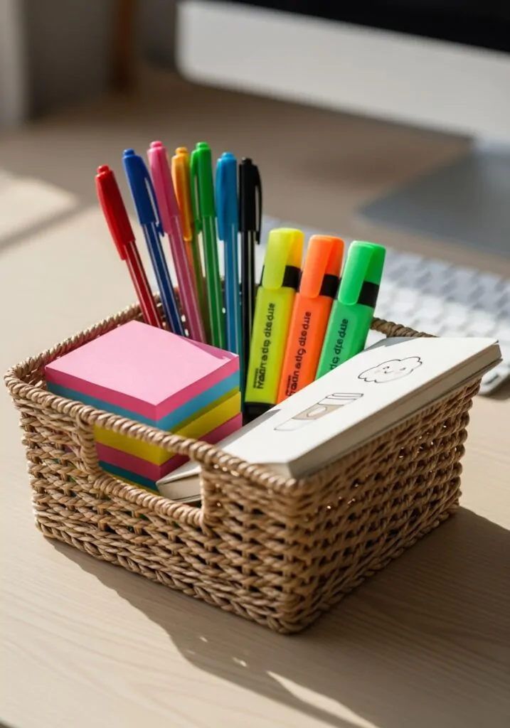 Office Essentials Basket