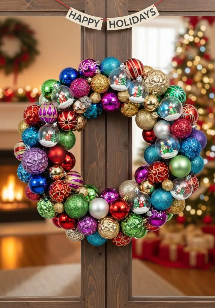 Whimsical Ornament Wreaths