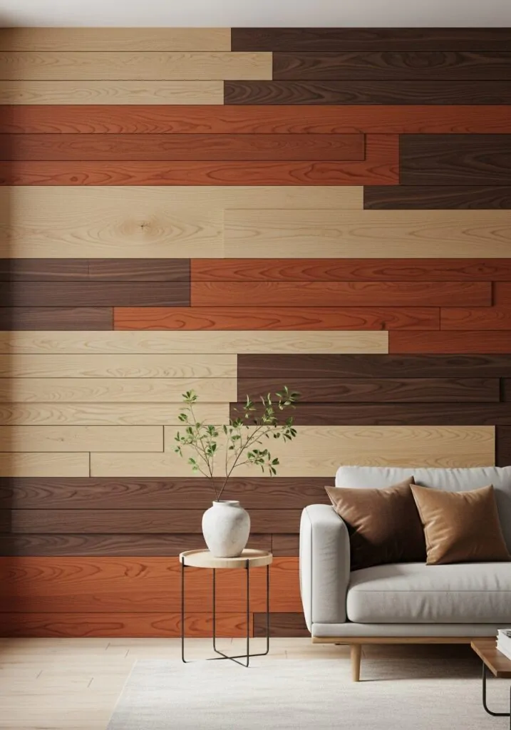Use Mixed Wood Tones