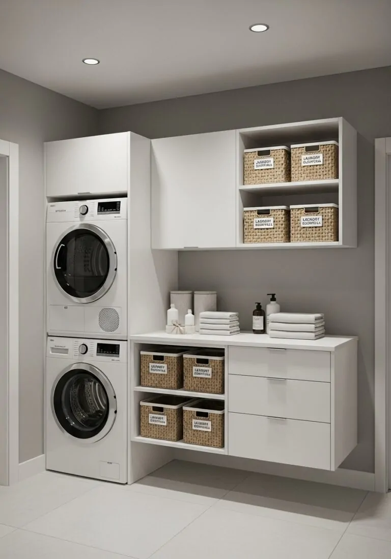 Add Floating Cabinets Above Appliances