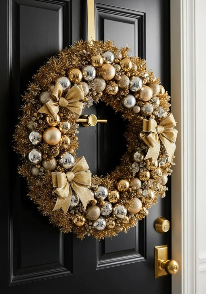 Glamorous Gold and Silver Wreaths