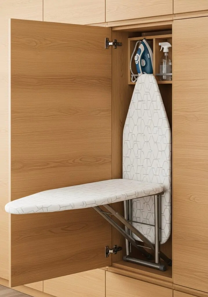 Hidden Ironing Board Cabinet