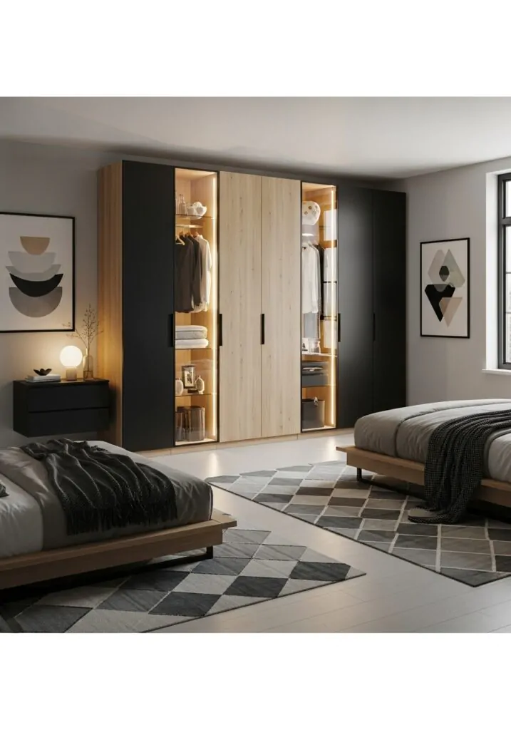 Modern IKEA PAX Wardrobe Makeover Ideas