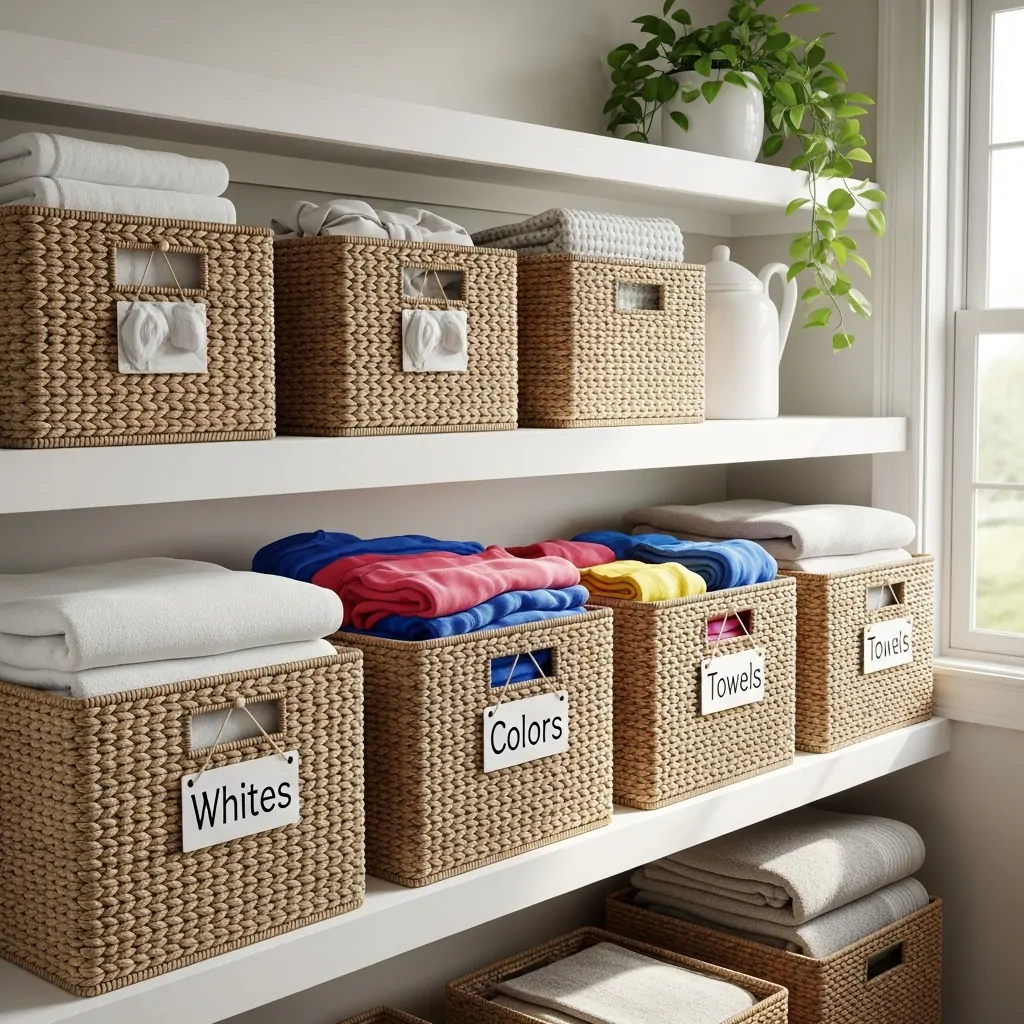 Labeled Baskets and Bins