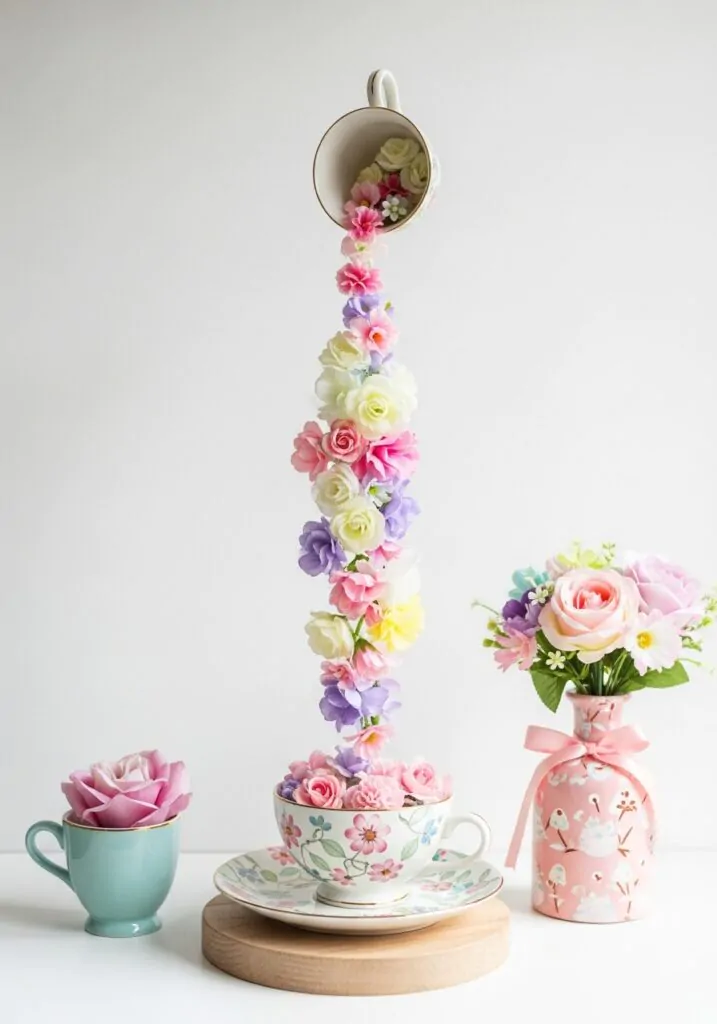 Floating Teacup Art