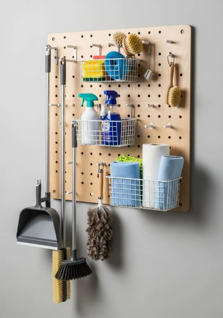 Wall-Mounted Pegboard