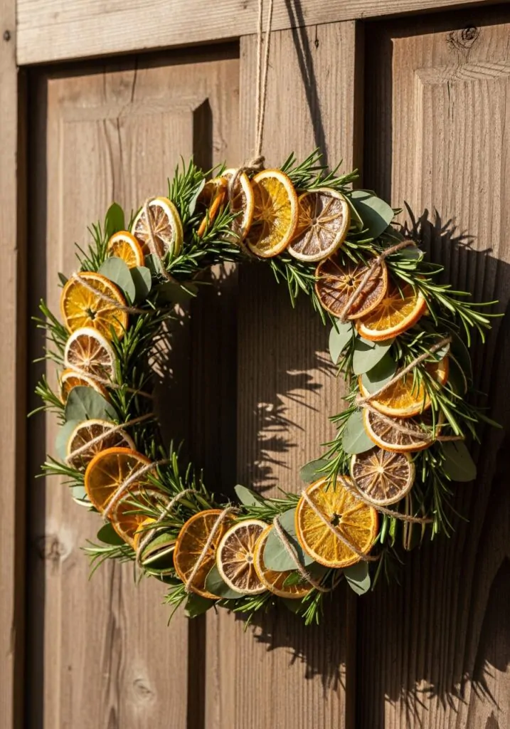 DIY Dried Citrus Wreaths