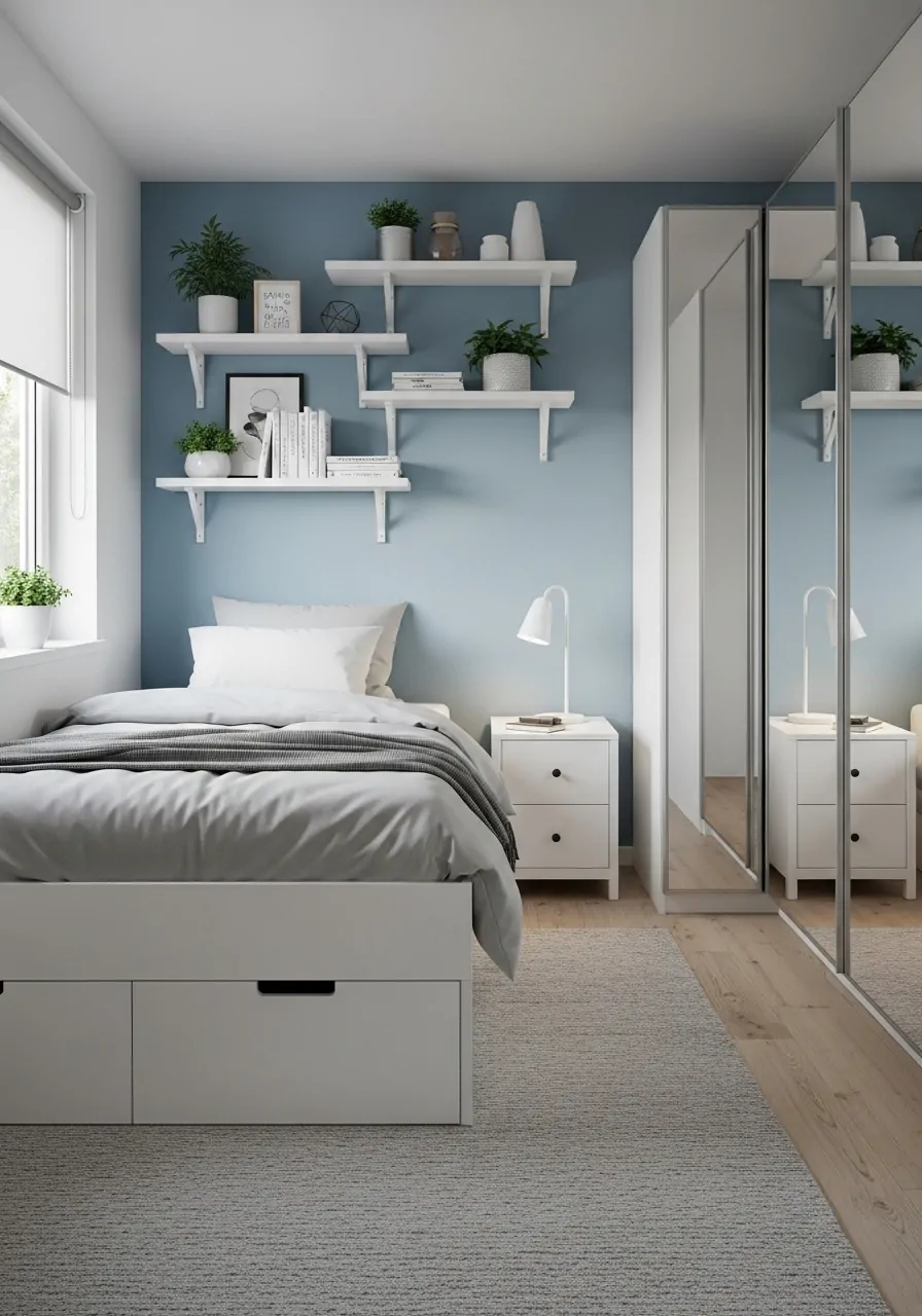 Small IKEA Bedroom Design Ideas