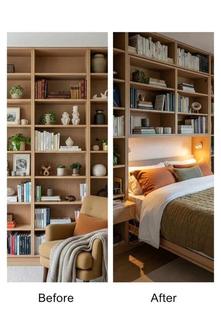 Bookshelf Combo Bed