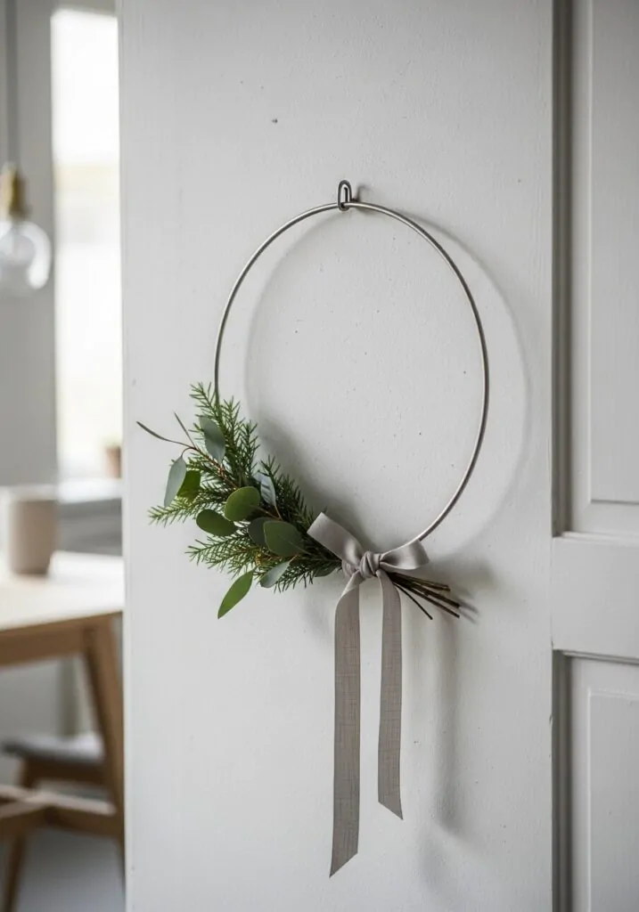 Minimalist Modern Christmas Wreath Designs