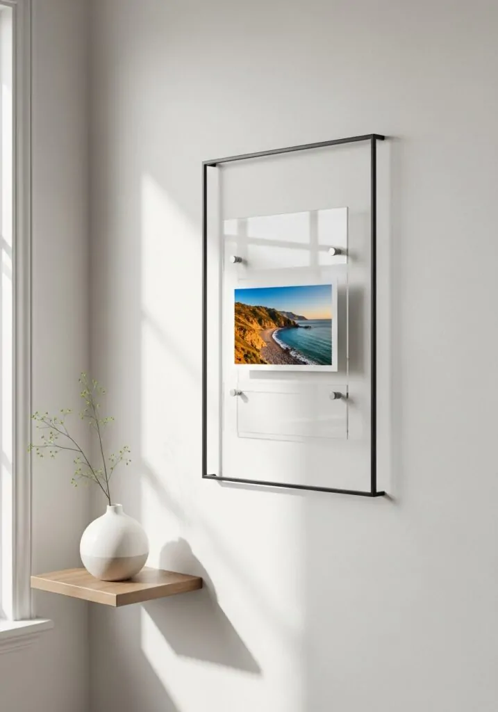Make a Floating Photo Display