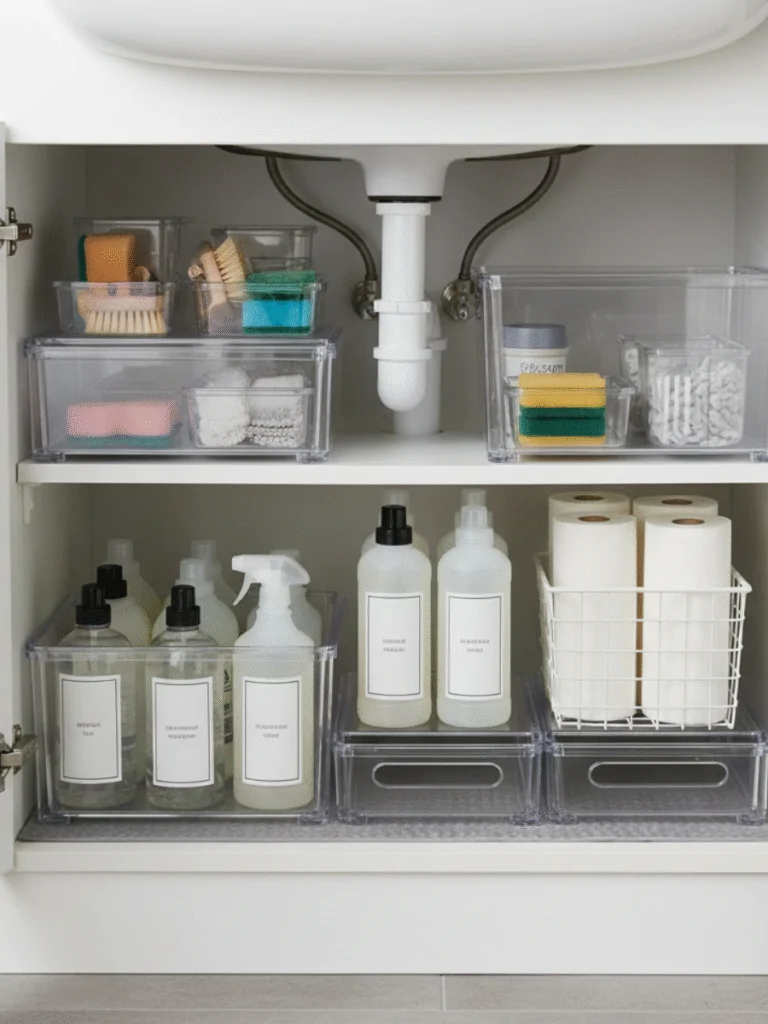 Maximize Under-Sink and Under-Counter Space