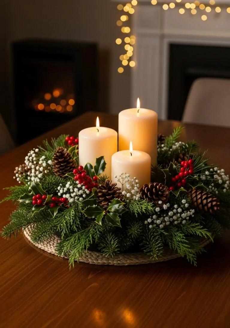 Candle & Evergreen Magic