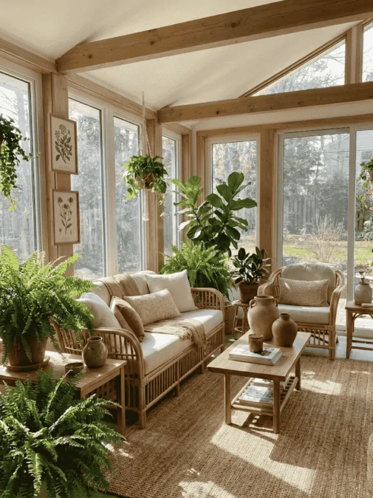 Biophilic Four Season Sunroom