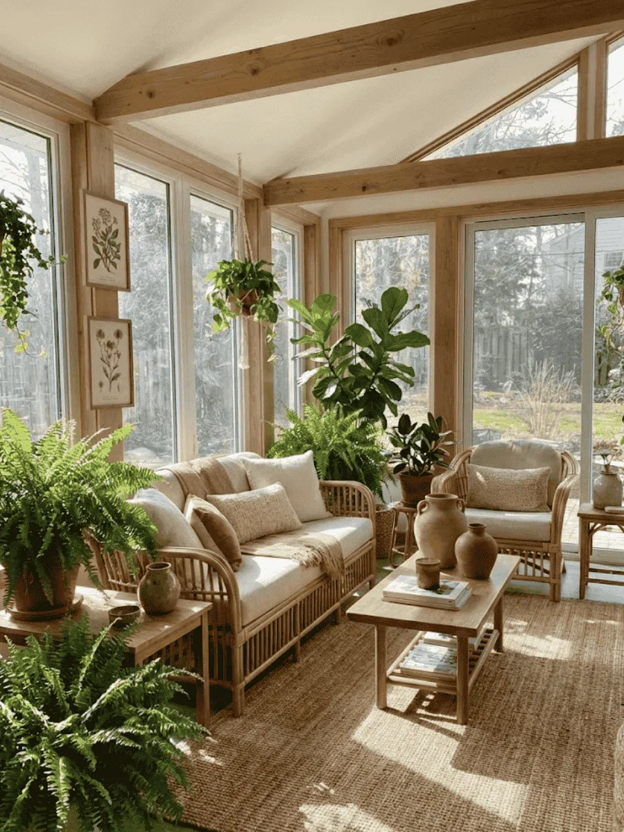 Biophilic Four Season Sunroom