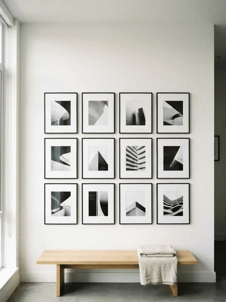 Grid-Style Photo Wall for Minimal Lovers