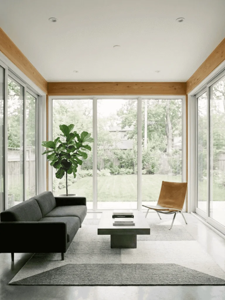 Minimalist Modern Sunroom