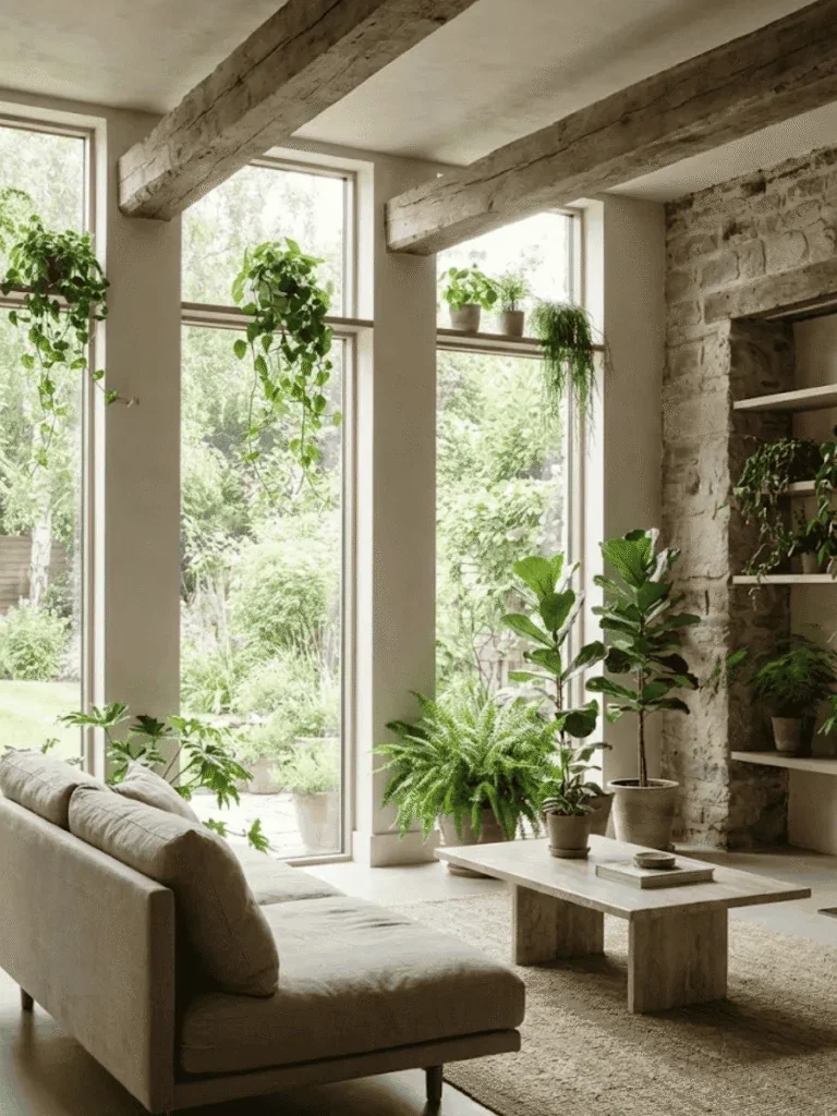 Nature-Inspired Interiors (Biophilic Design)