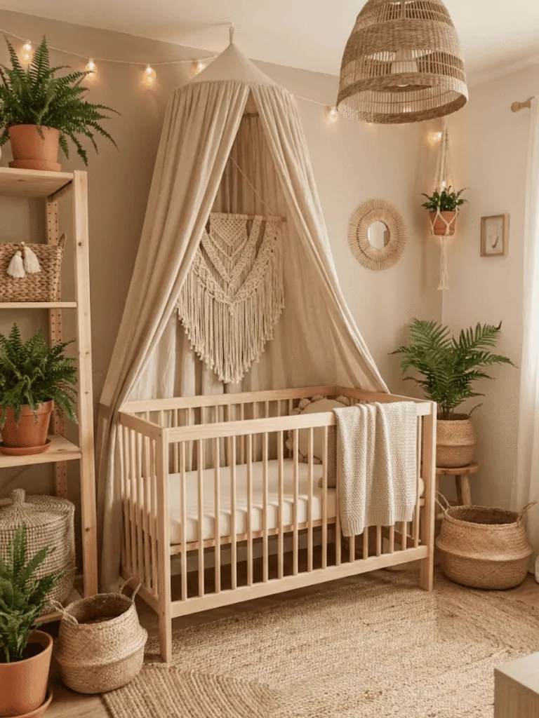 neutral nursery boho