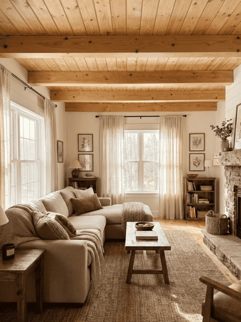 Pine Wood Ceiling