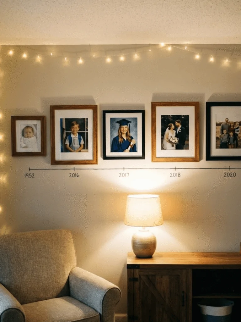 Timeline Photo Wall