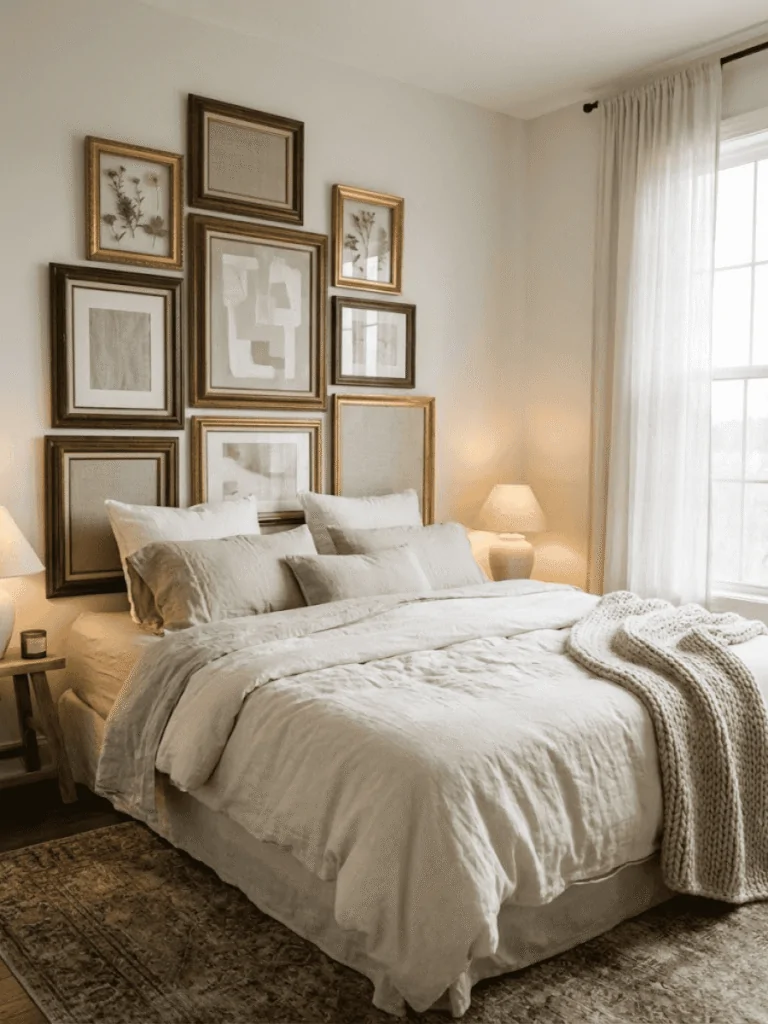 Create a Frame Headboard Look