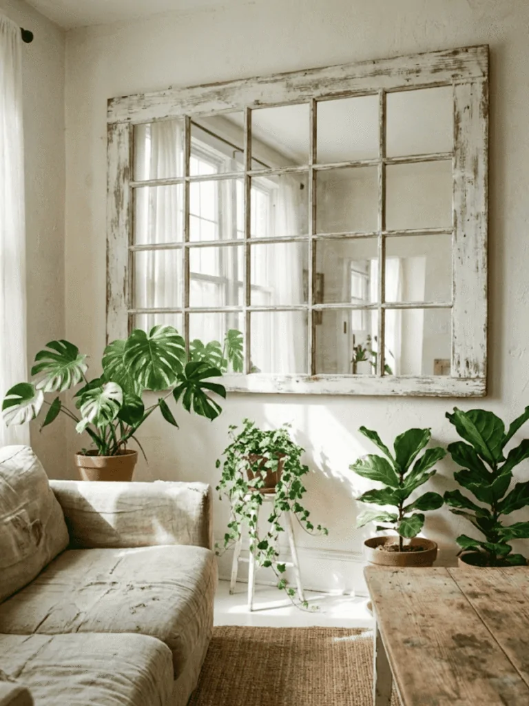 Turn Frames into Window-Style Decor