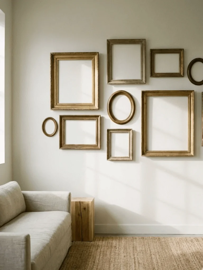 Use Frames as Empty Art (Yes, Empty)